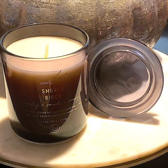 DW HOME CANDLE SMOKED BIRCH RICHLY SCENTED NEW 9.3 oz 1 WICK - Picture 4 of 7
